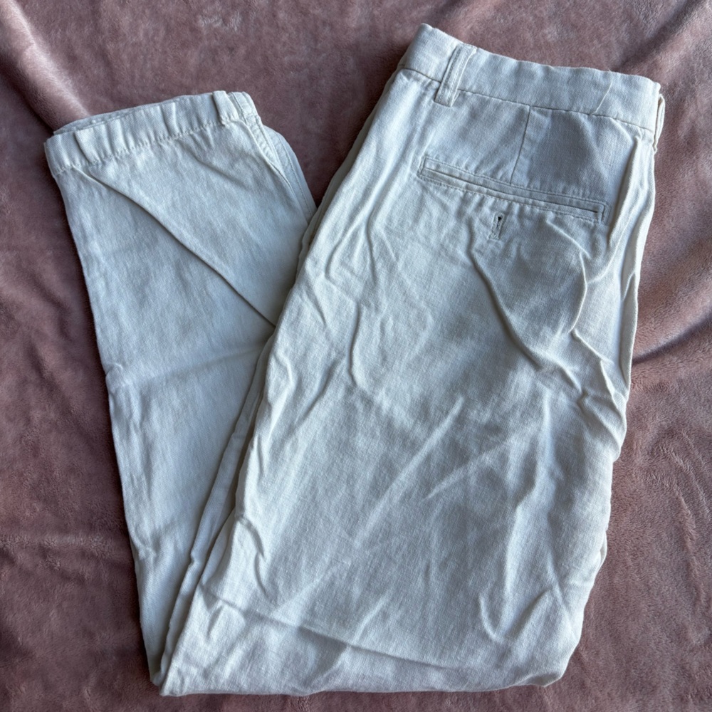 Banana Republic Cream Trousers